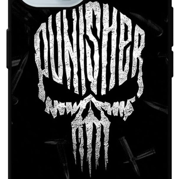 Punisher Rhinestone Crystals Transfer Bling Hot Fix Iron on Patch Motif Digital Design